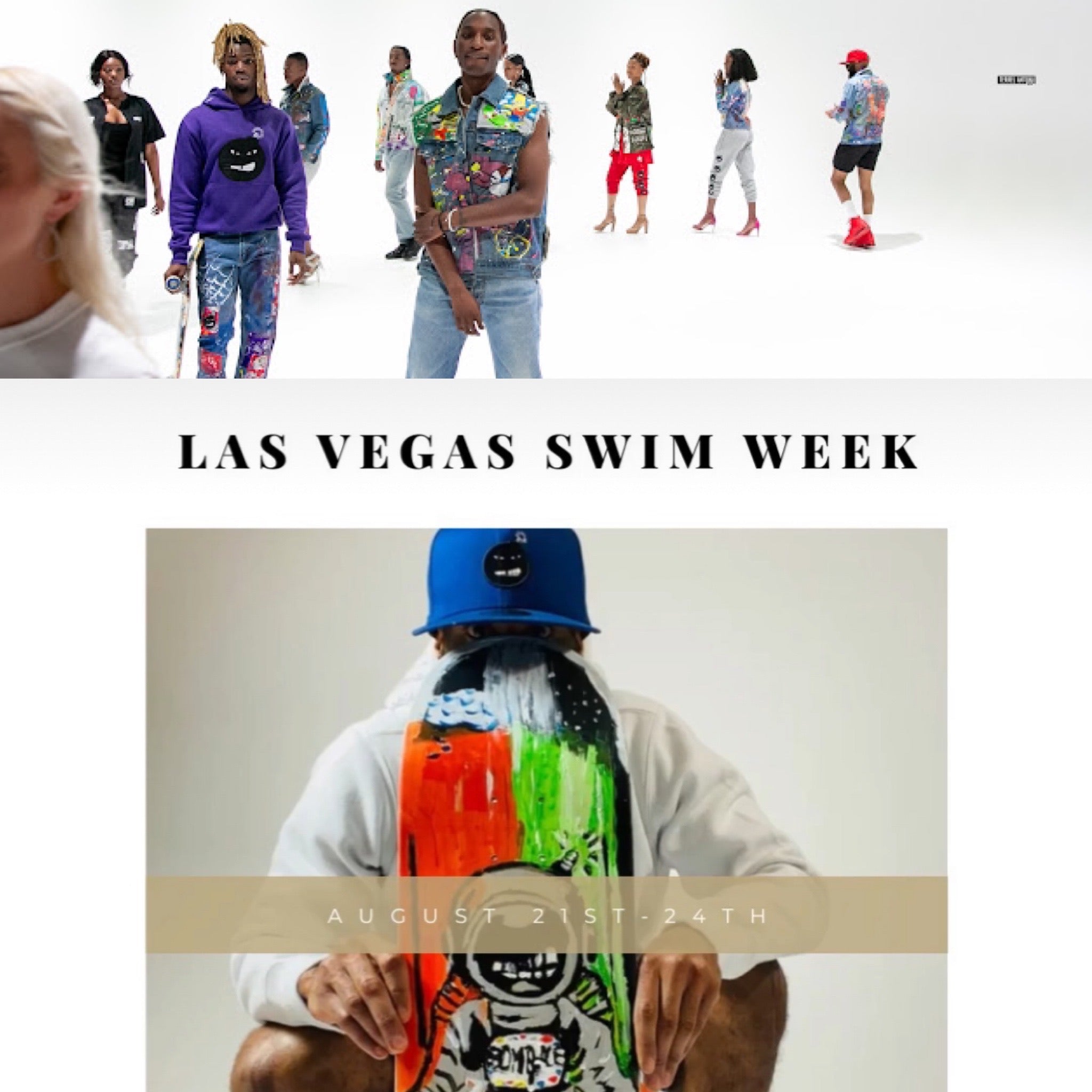 Show Preparation Las Vegas Swim Week - BombFace Brand
