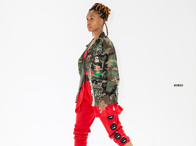 Custom Vintage Camo Jacket