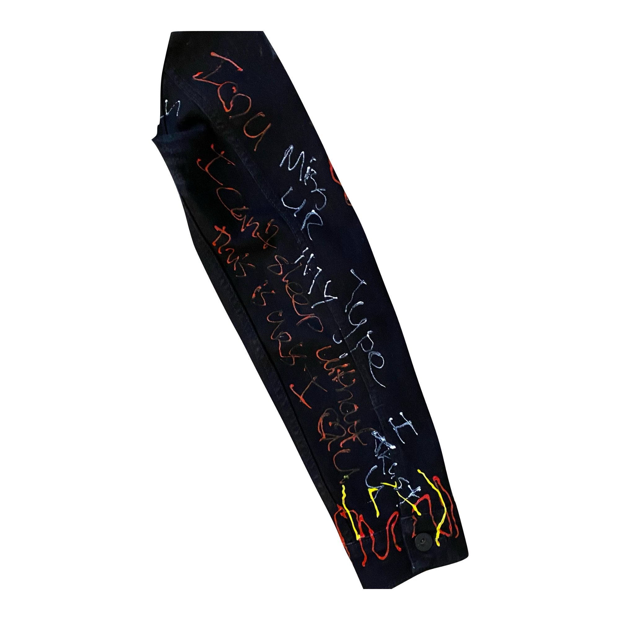 Custom Black Jean Jacket - BombFace Brand