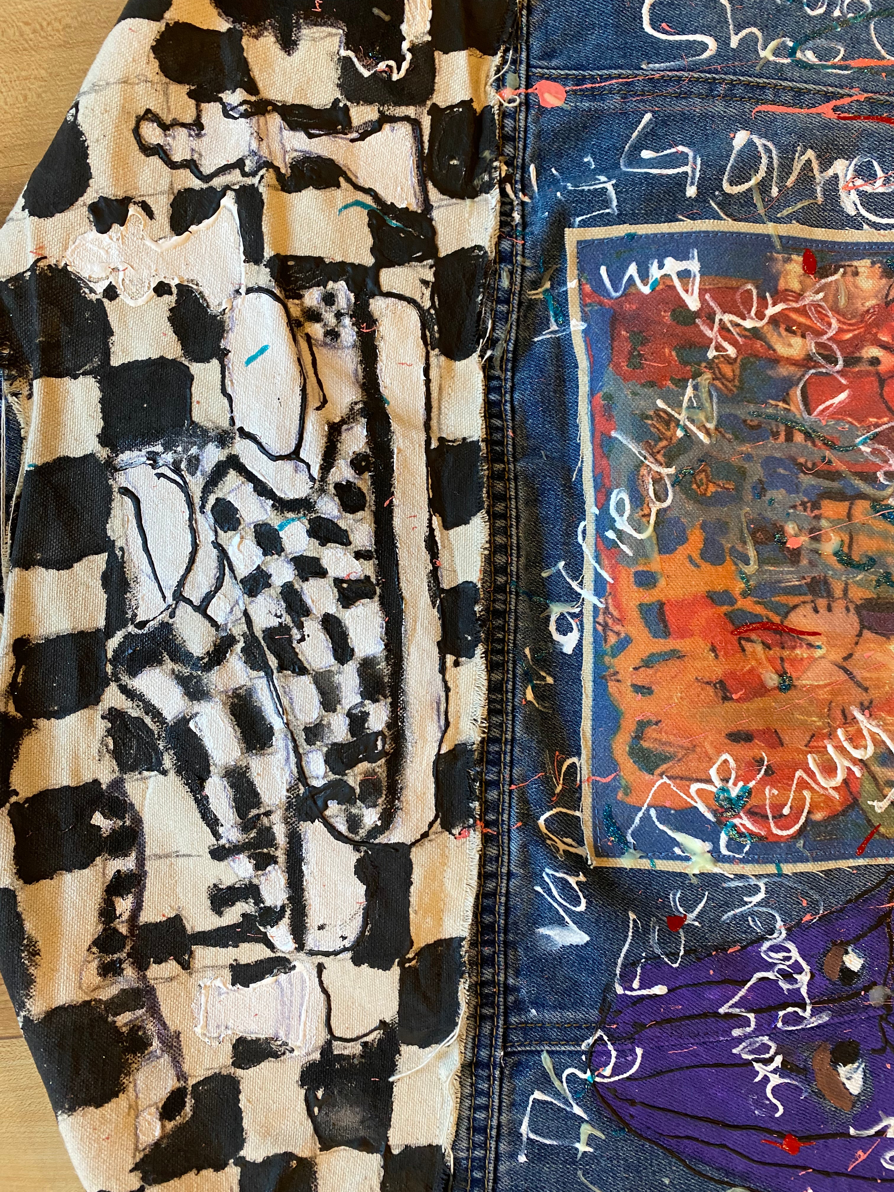 Custom Jean Vest - BombFace Brand