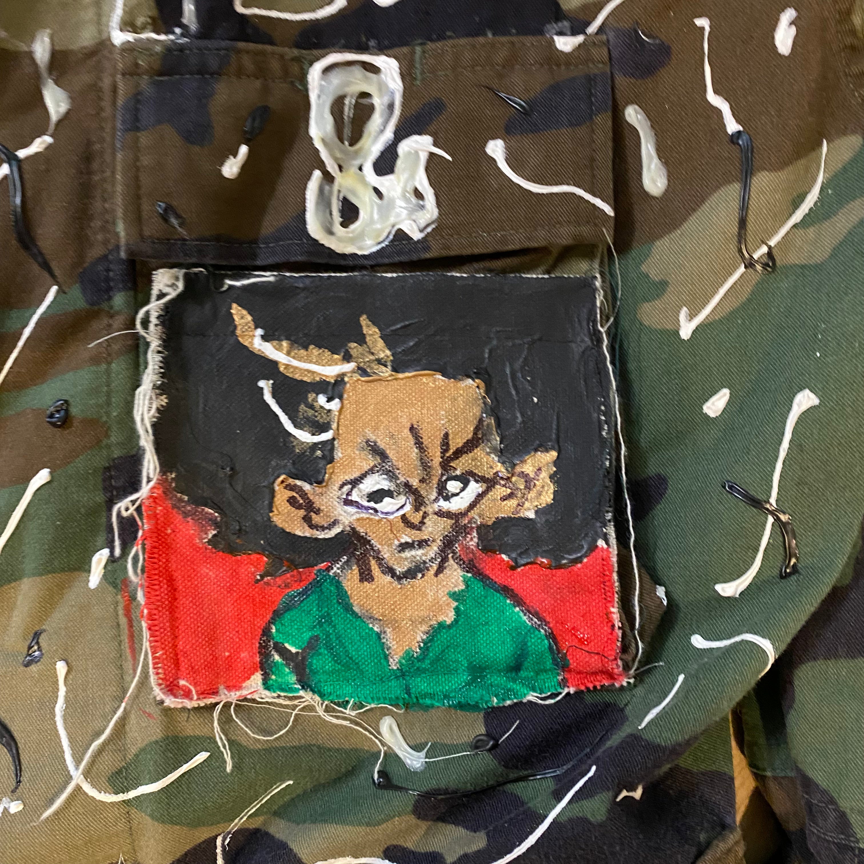 Custom Vintage Camo Jacket