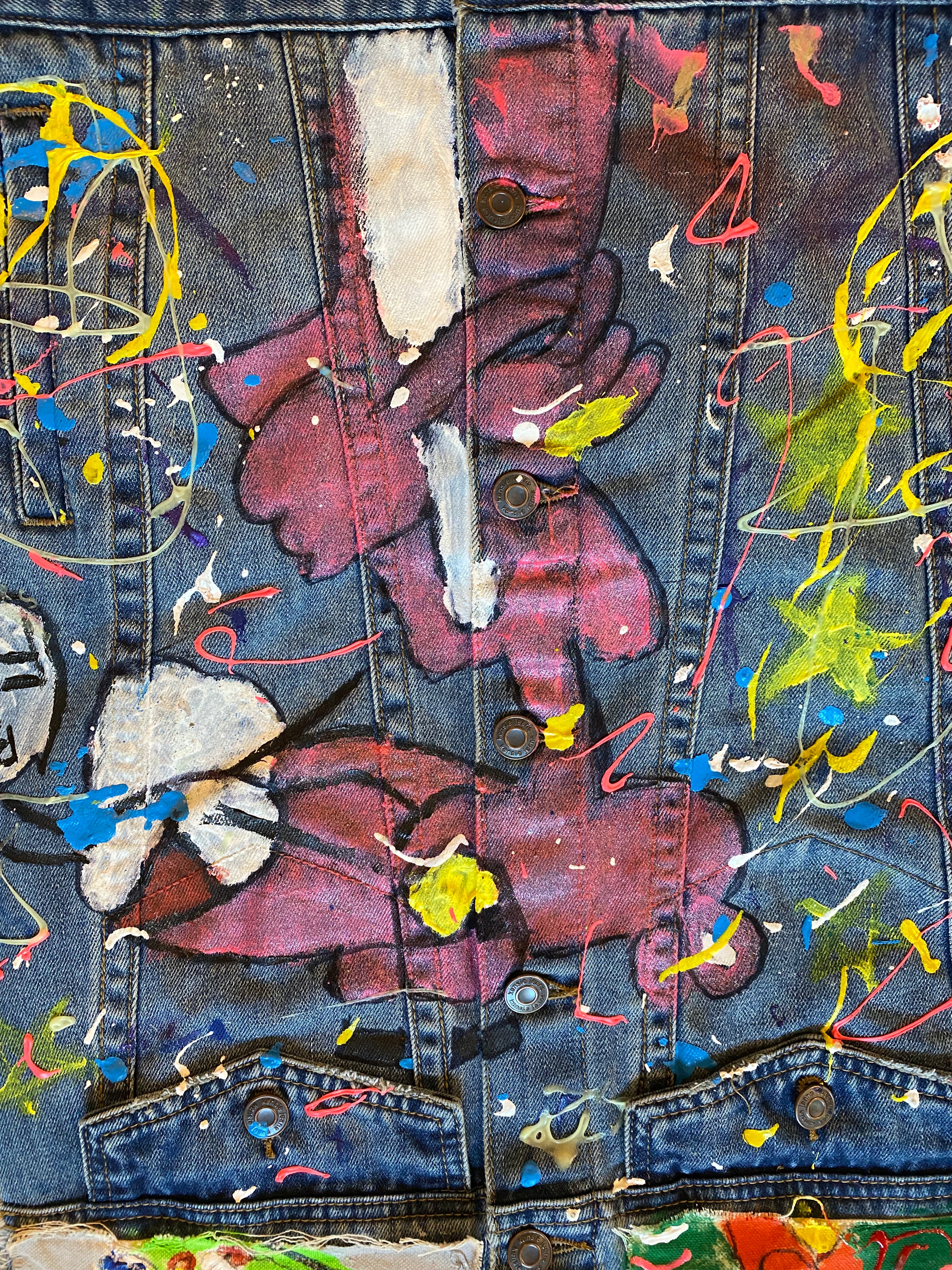 Custom Jean Vest - BombFace Brand