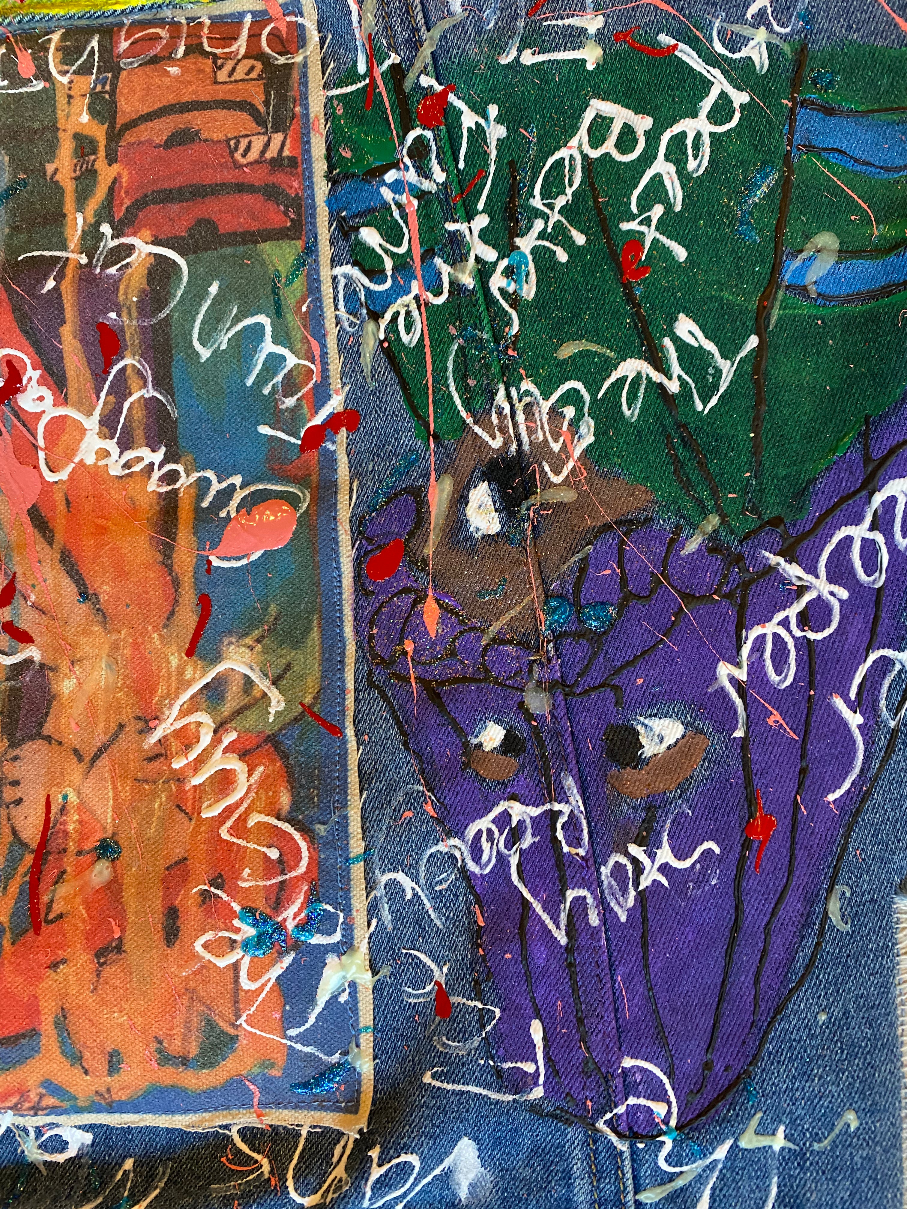 Custom Jean Vest - BombFace Brand