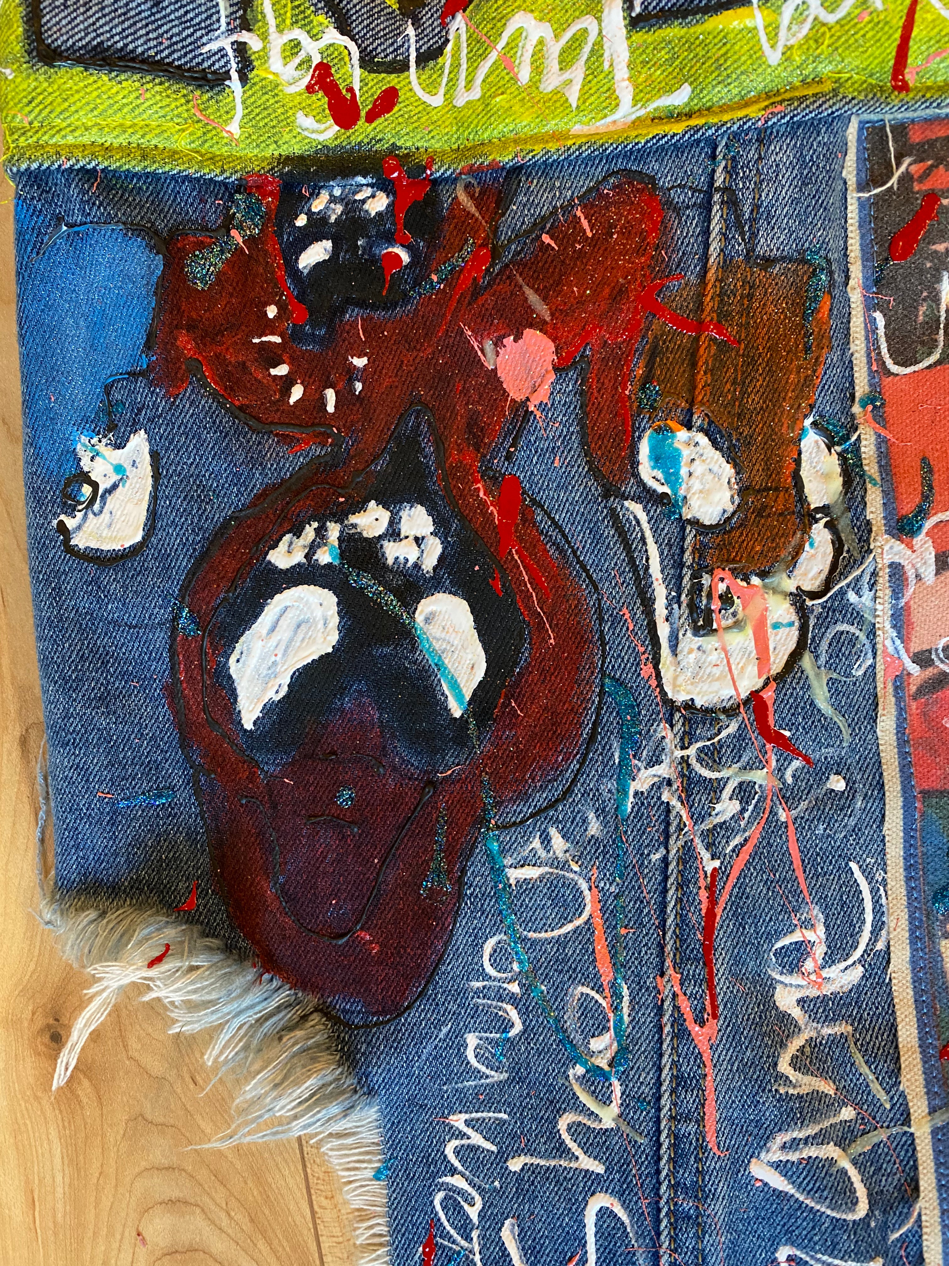 Custom Jean Vest - BombFace Brand