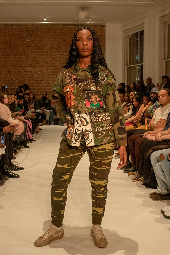 Custom Vintage Camo Jacket