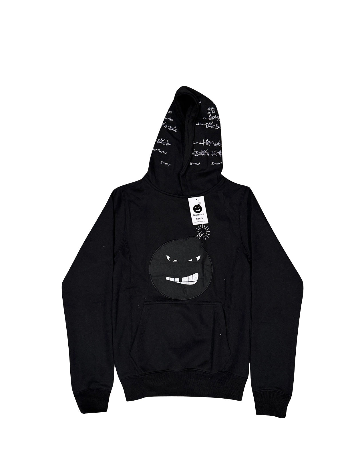 Black Hoodie, Hoodie, Streetwear, BombFace Hoodie, BombFace Brand, Clothing Brand, Style, Fashion, black, Sweatshirt