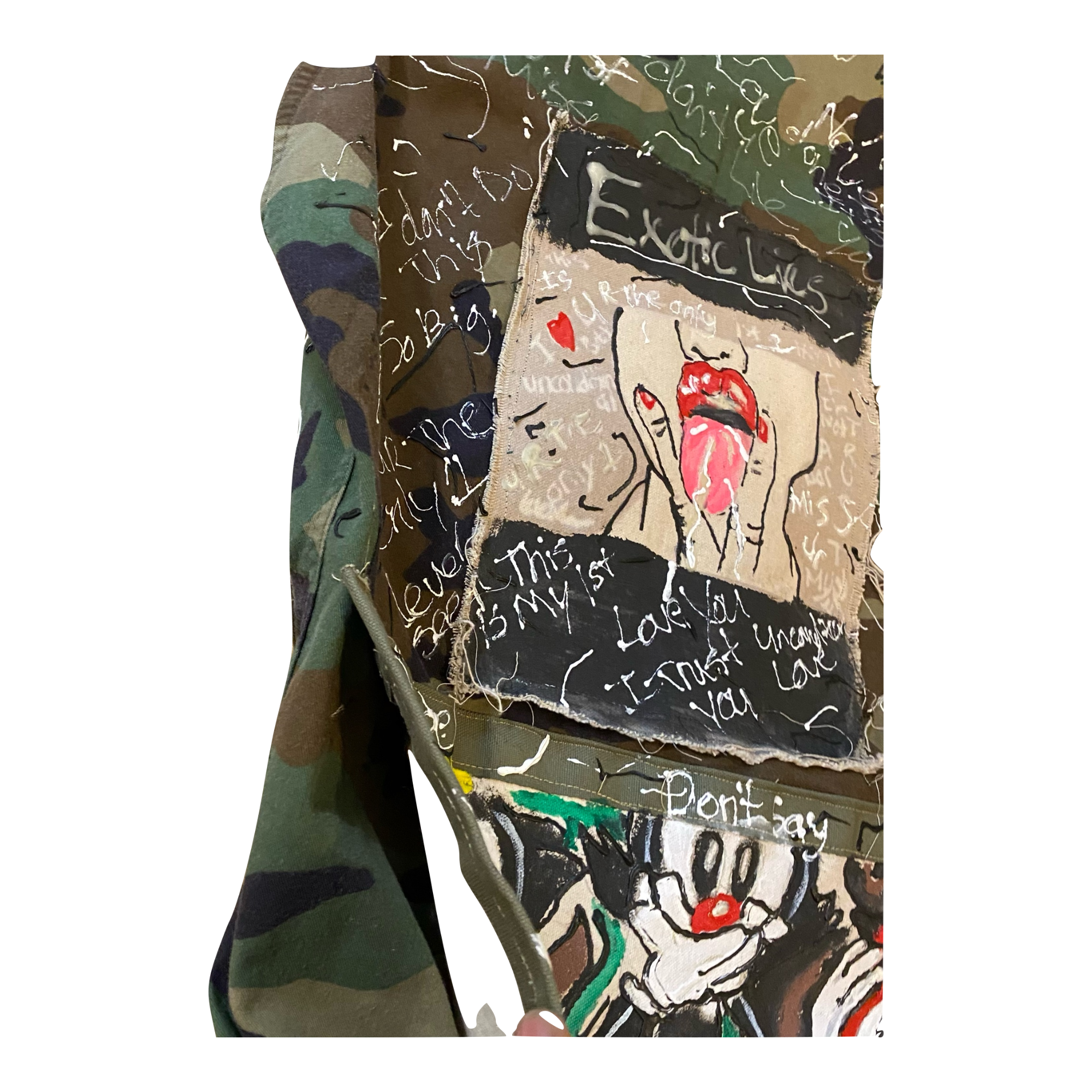 Custom Vintage Camo Jacket