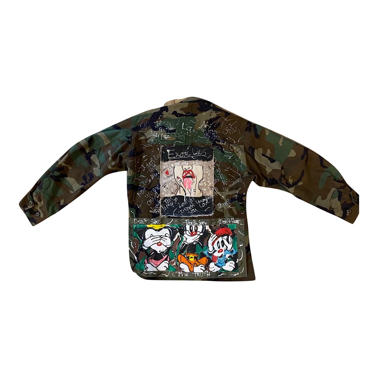 Custom Vintage Camo Jacket