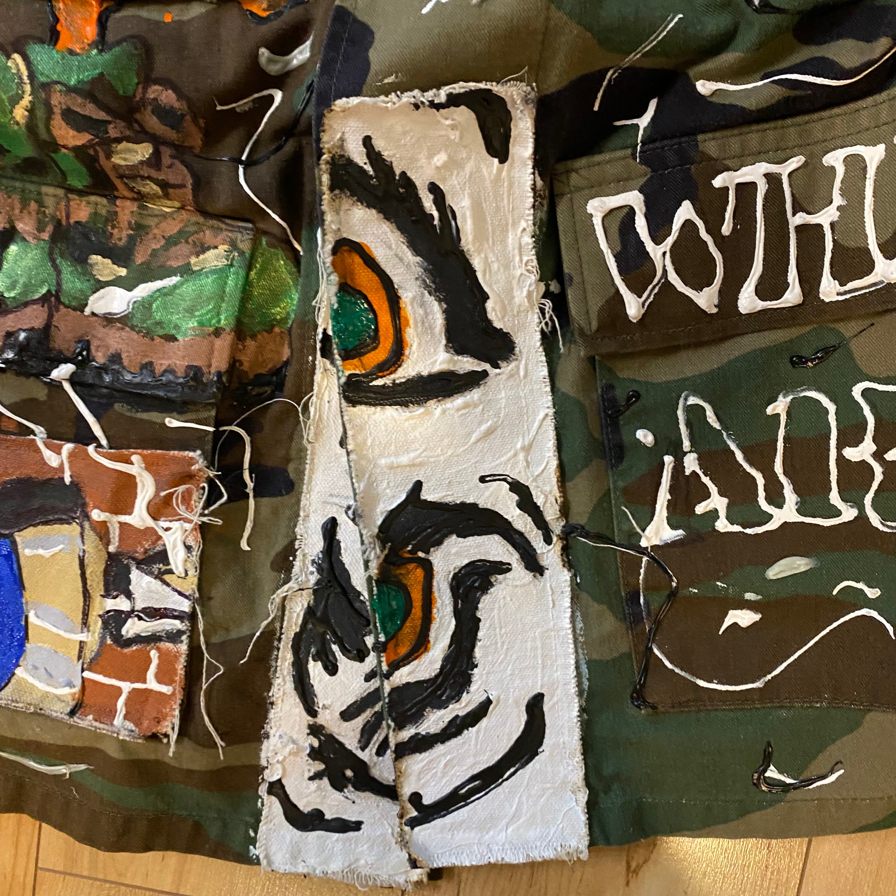 Custom Vintage Camo Jacket