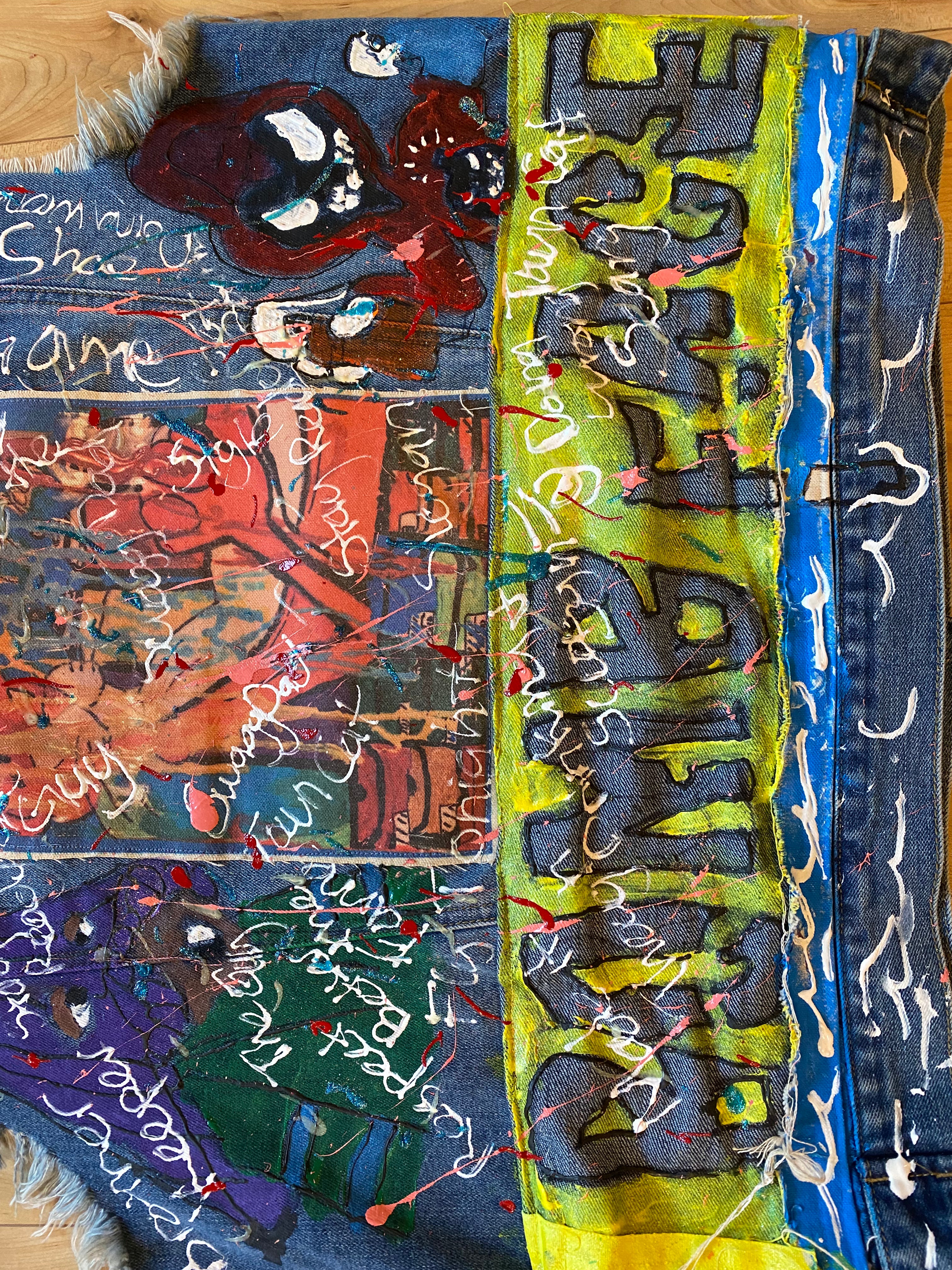 Custom Jean Vest - BombFace Brand