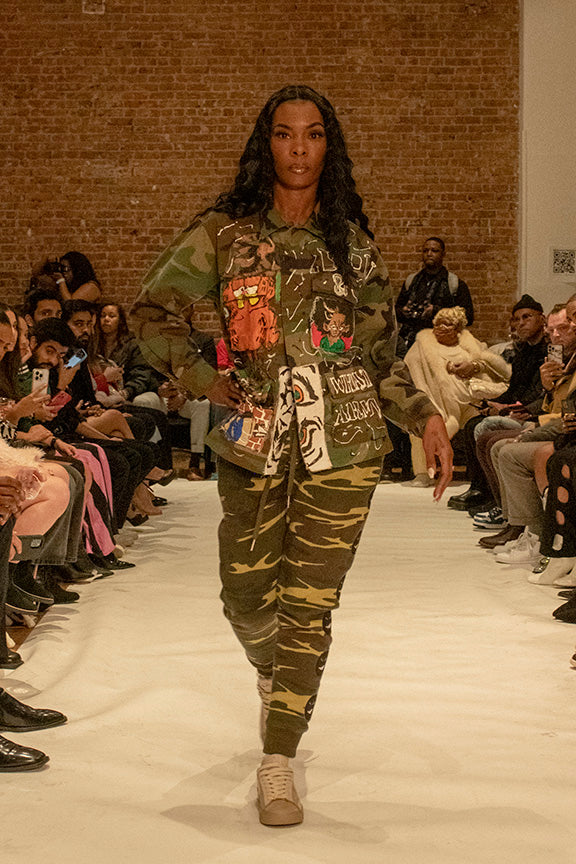 Custom Vintage Camo Jacket