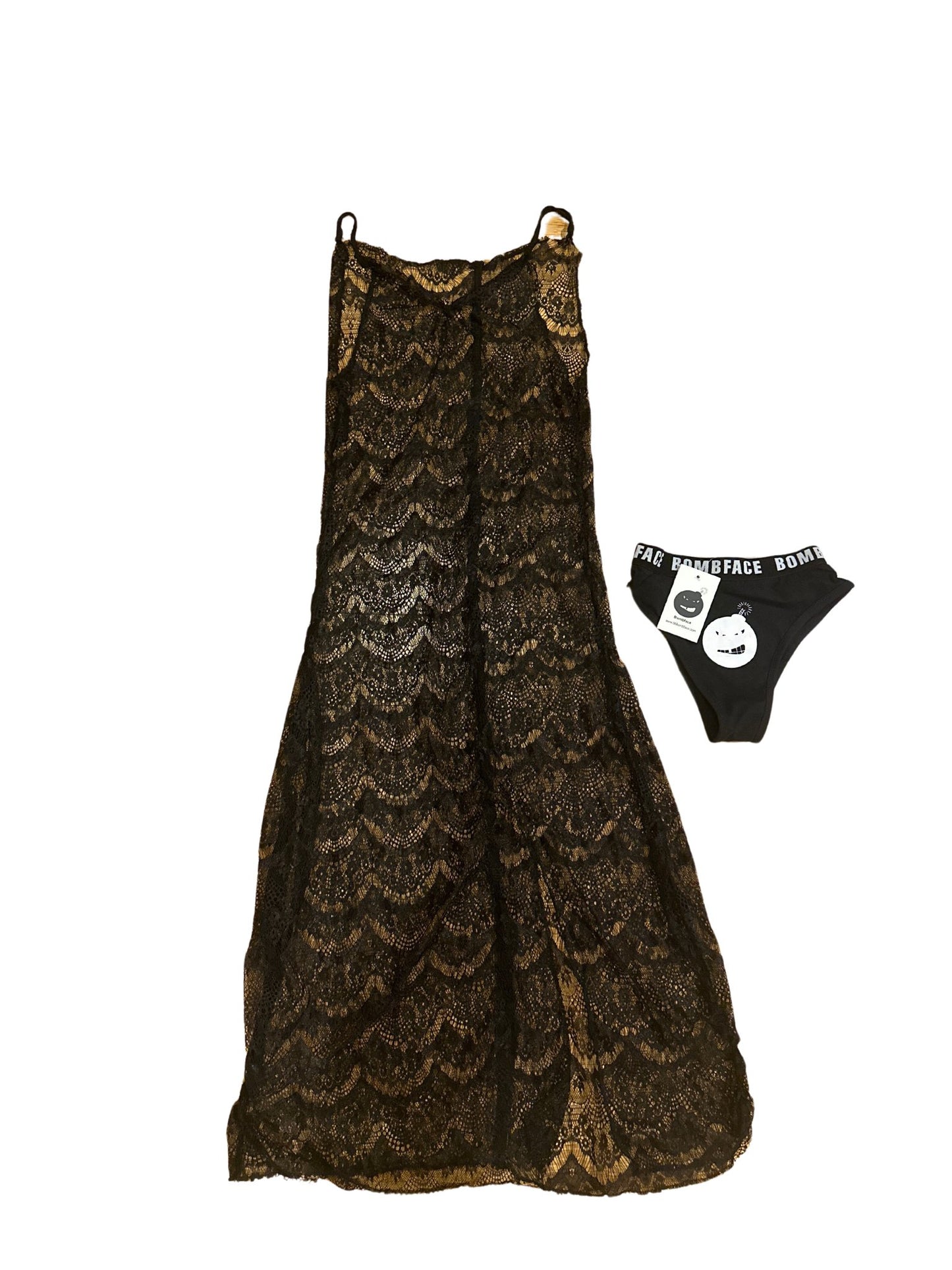 Custom Lace Dress with BombFace Panty - BombFace Brand