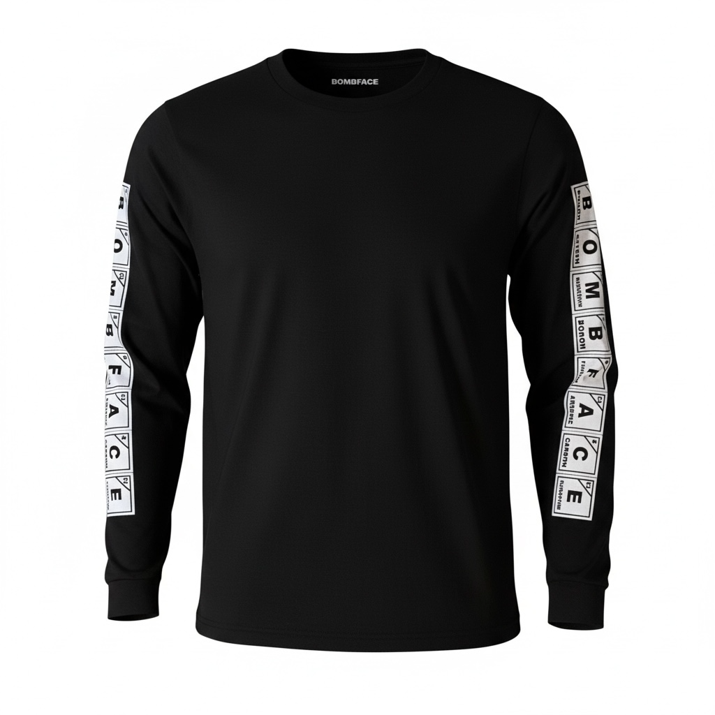 BombFace Química camiseta de manga larga