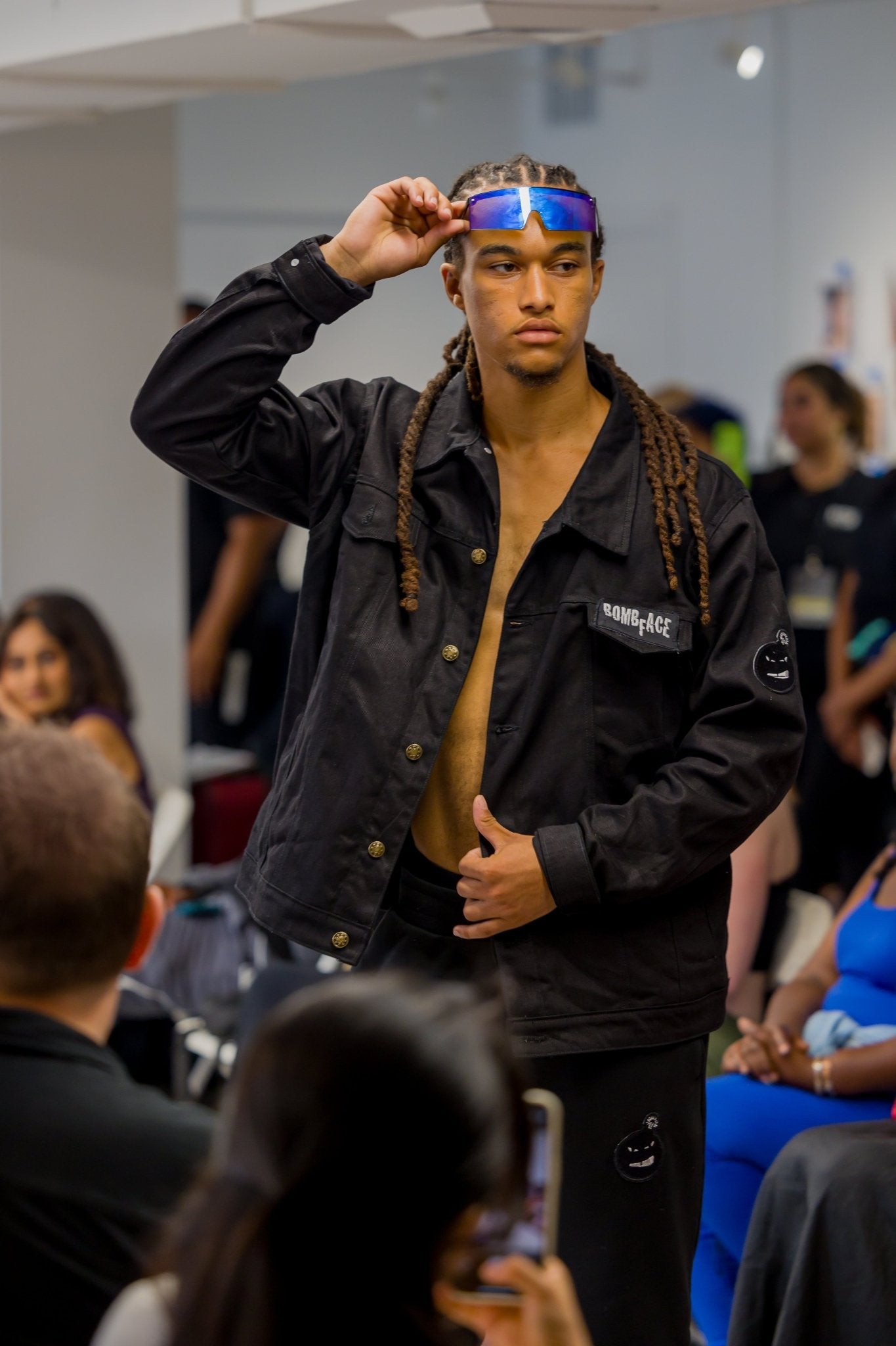 Custom FaceTime Jean Jacket - BombFace Brand