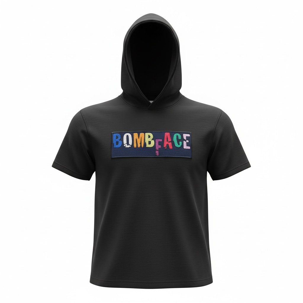 Nameplate Short sleeve hoodie