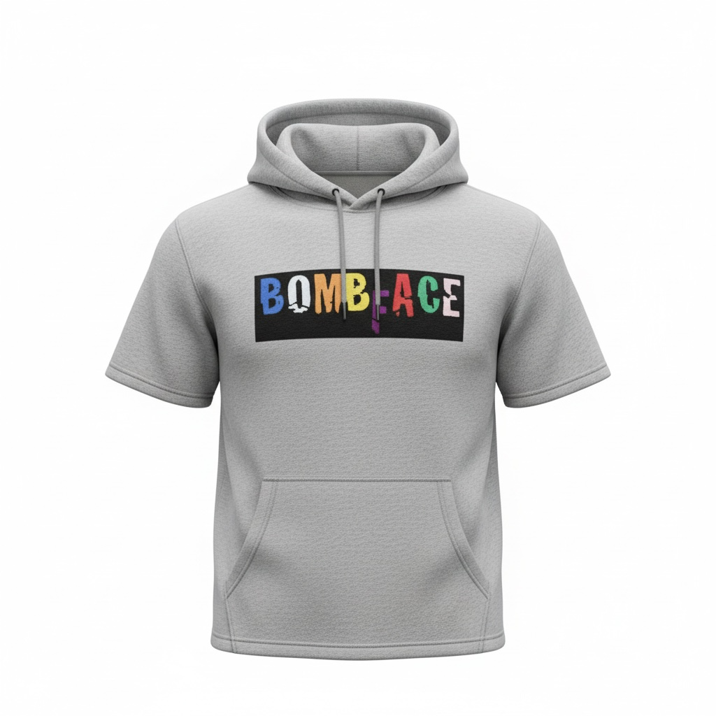 Nameplate Short sleeve hoodie