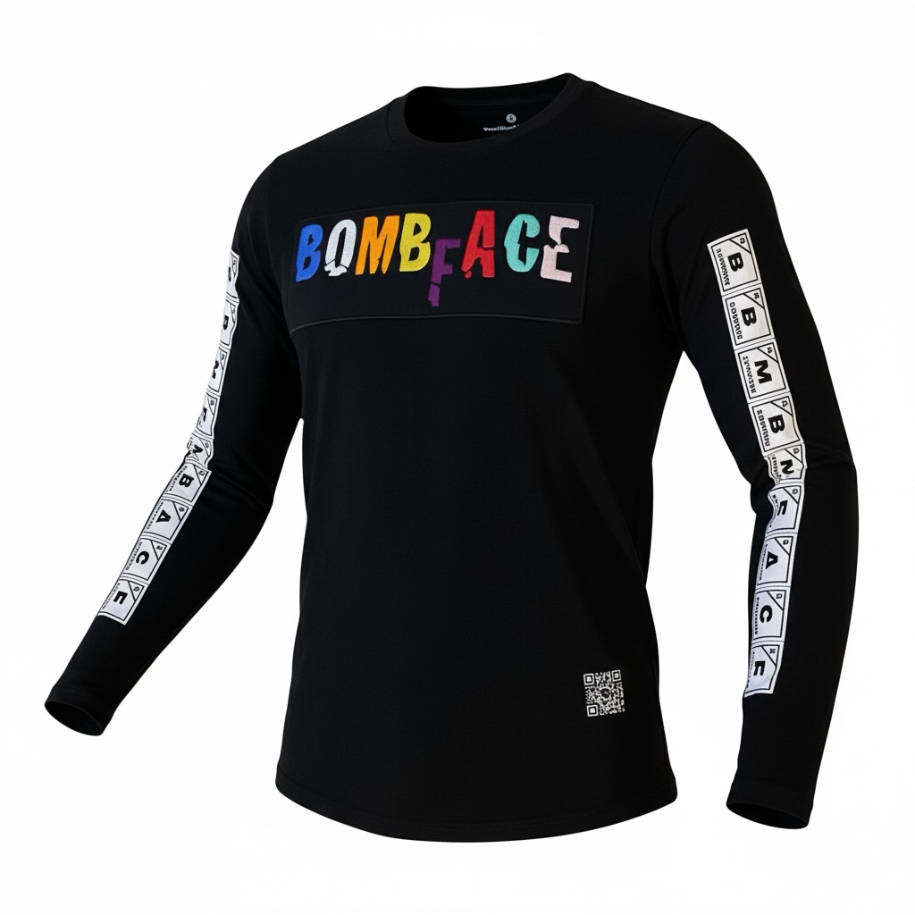BombFace Química camiseta de manga larga