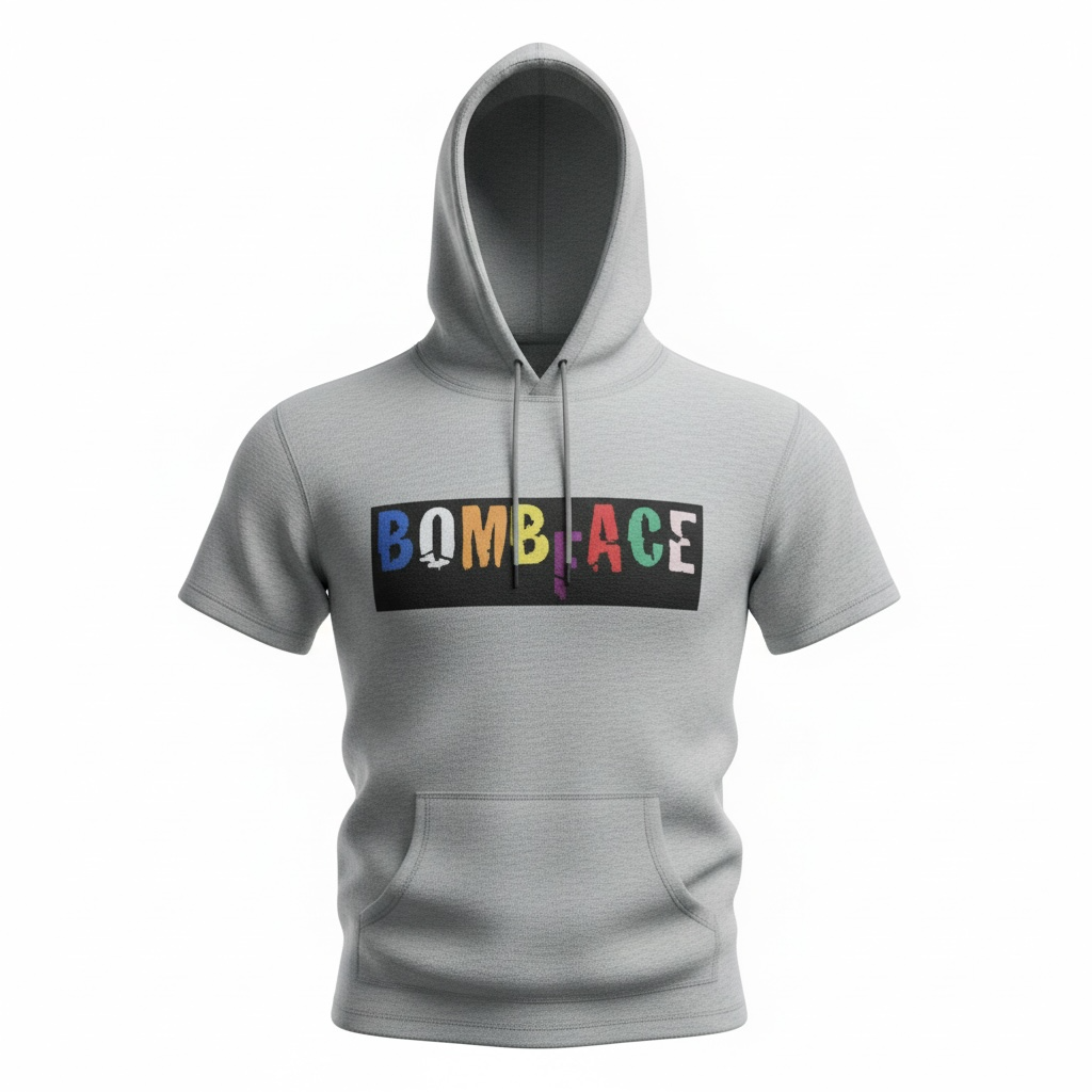 Nameplate Short sleeve hoodie