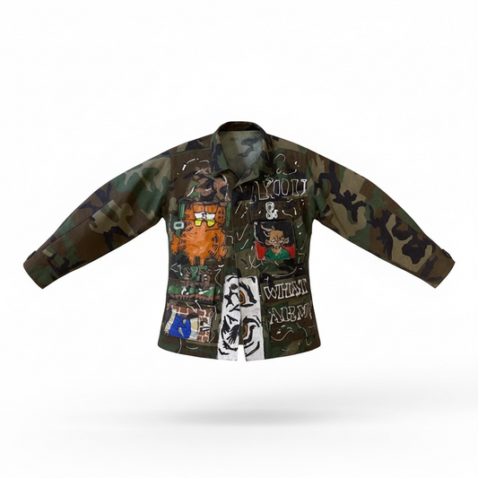 Custom Vintage Camo Jacket