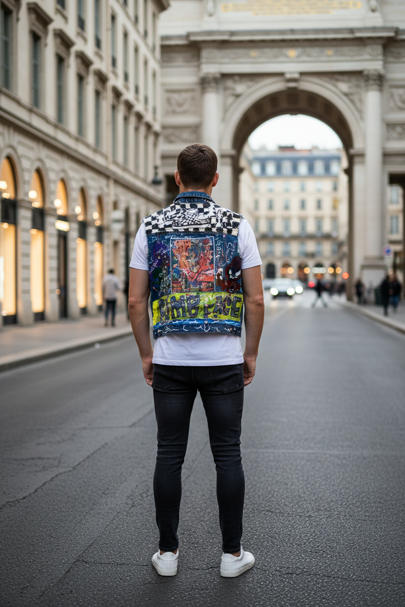 Custom Jean Vest
