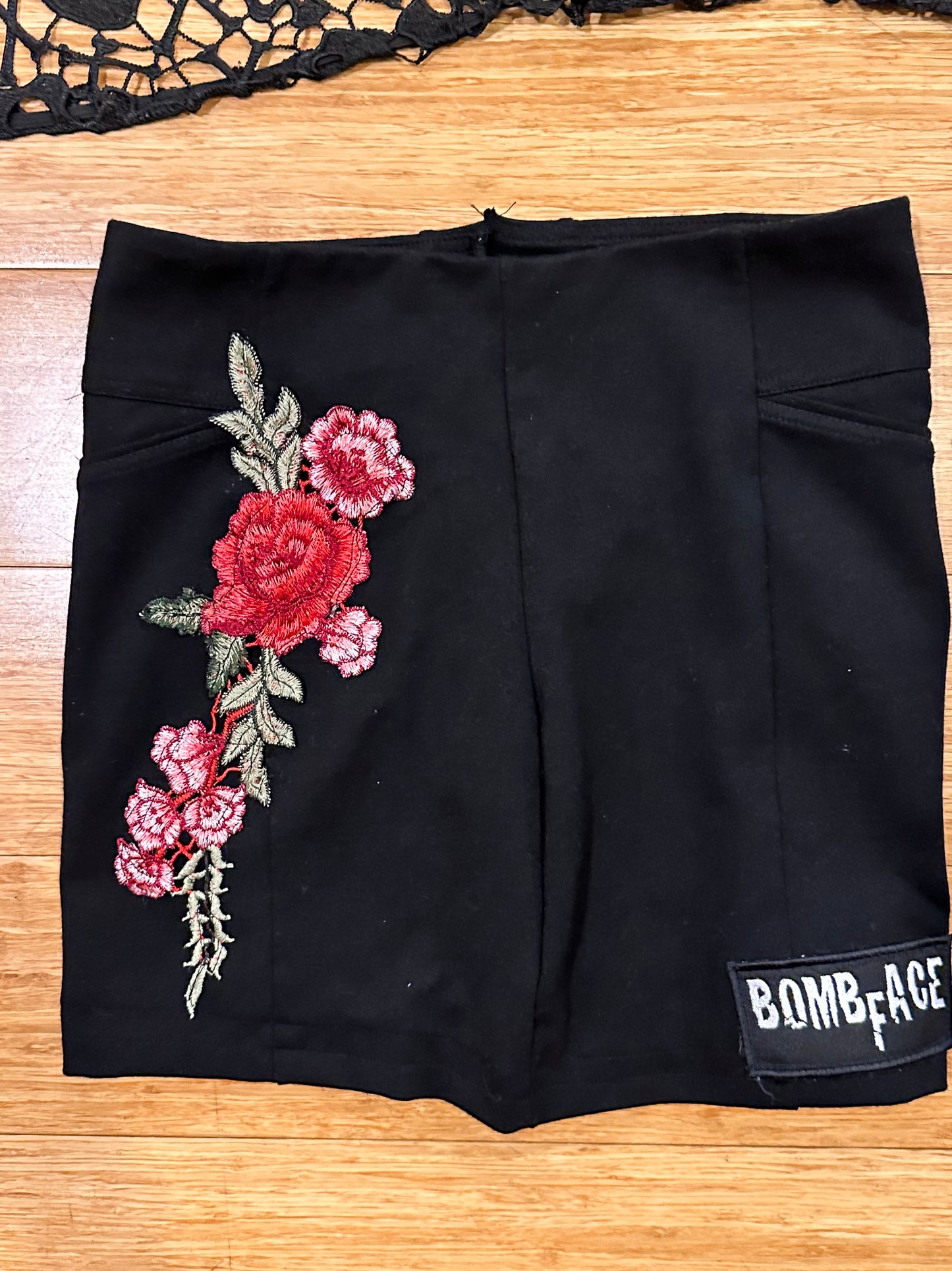 Custom Rose Skirt with Lace Top