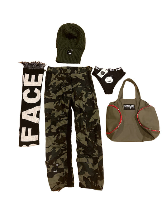Custom Camo Cargo - Hoodie & Bag - BombFace Brand