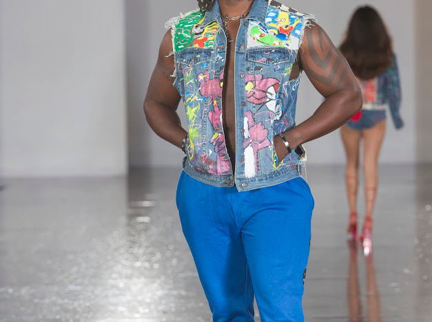 Custom Jean Vest - BombFace Brand