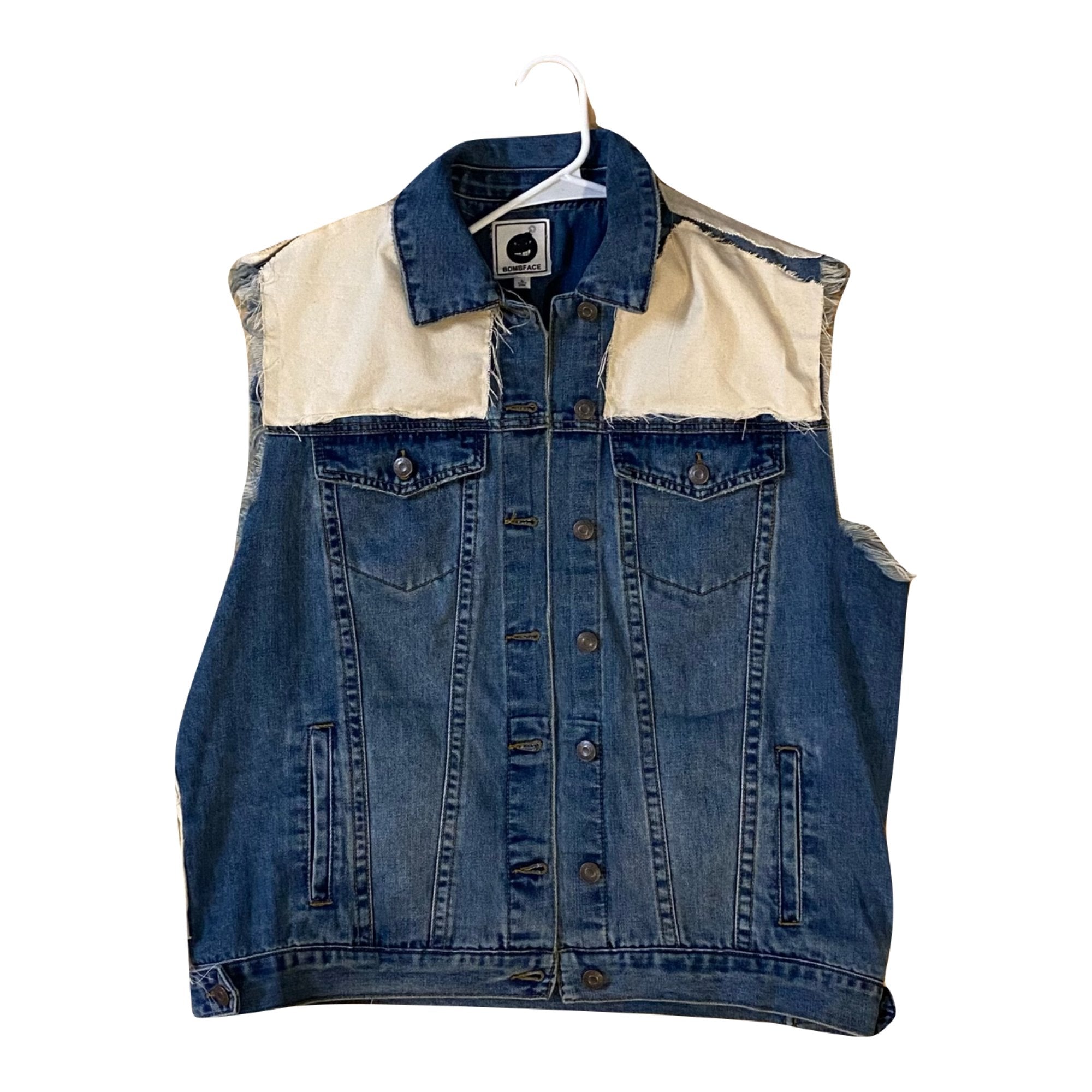 Custom Jean Vest - BombFace Brand