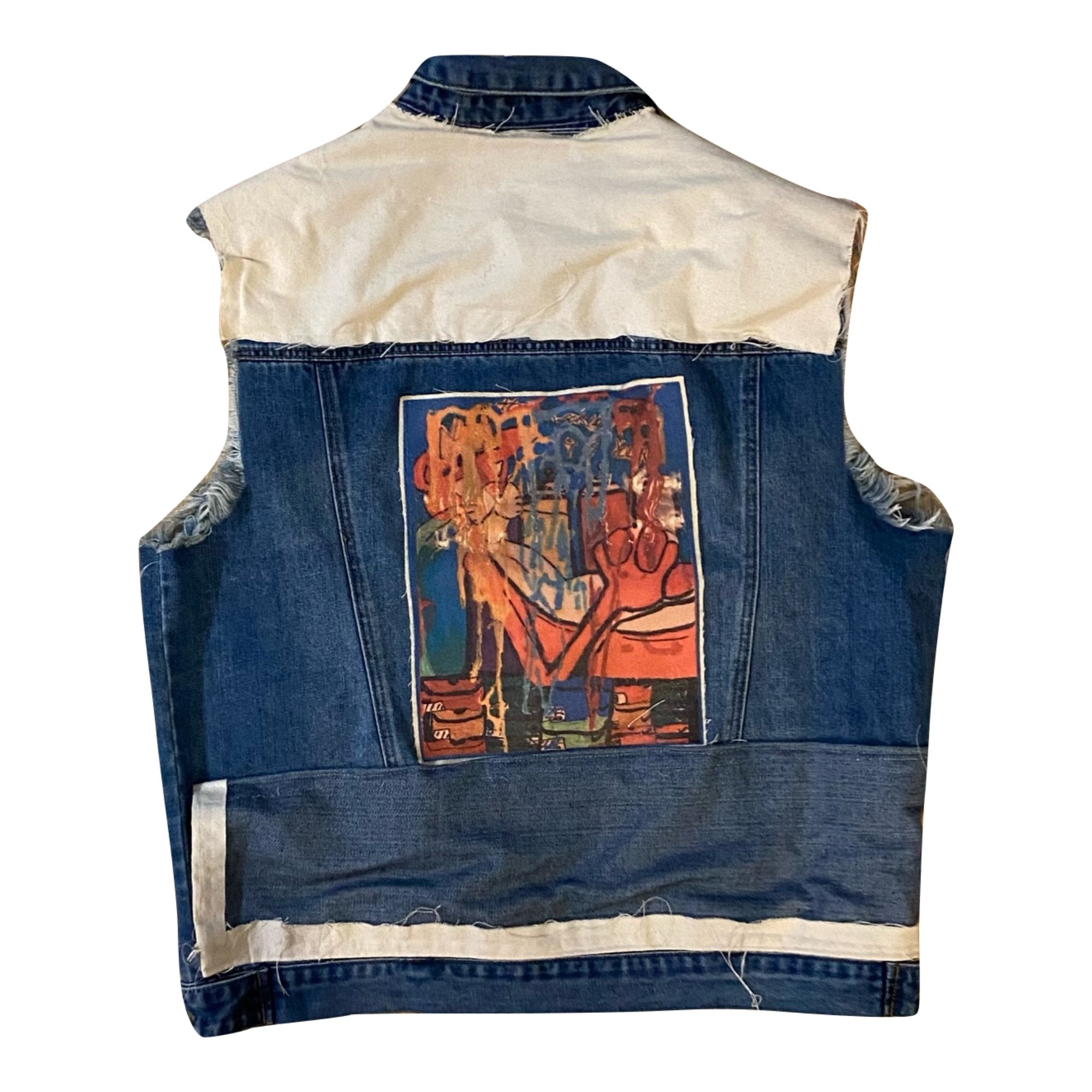 Custom Jean Vest - BombFace Brand