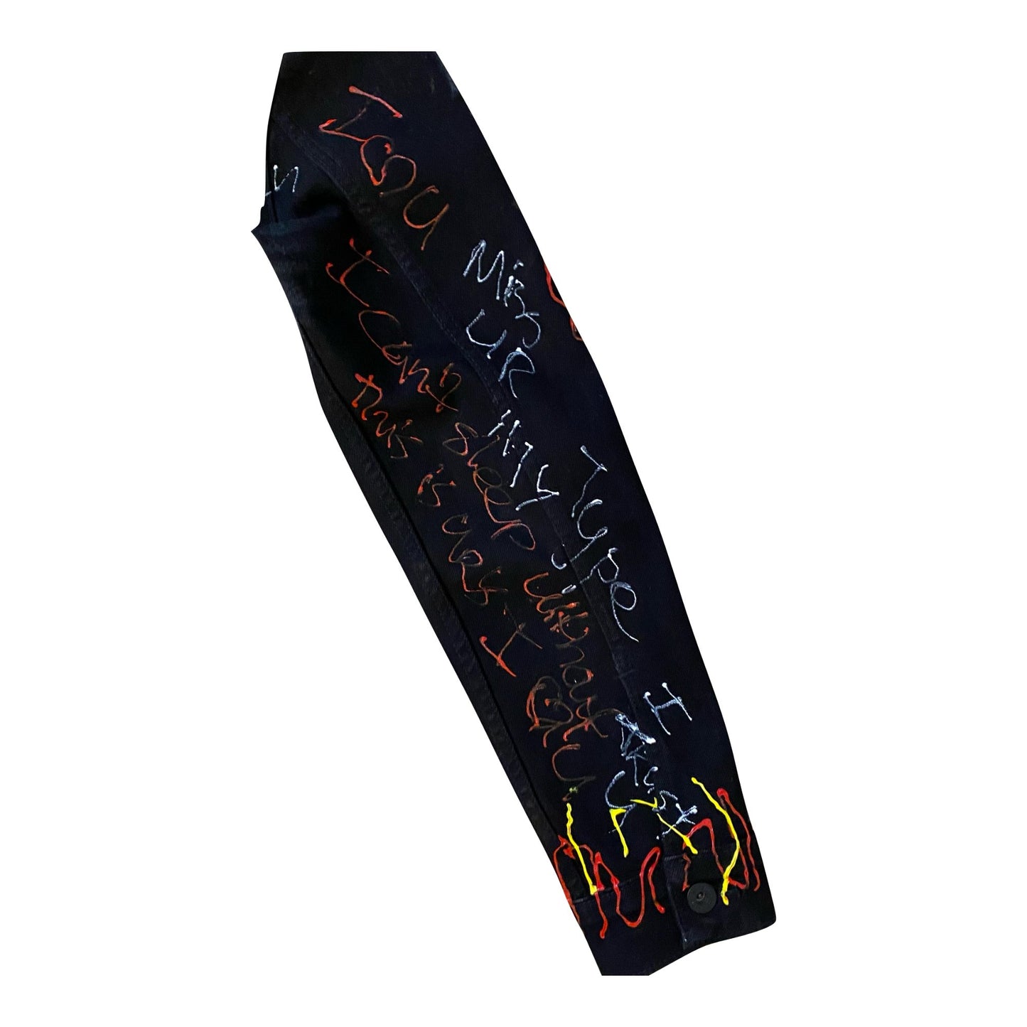 Custom Black Jean Jacket - BombFace Brand