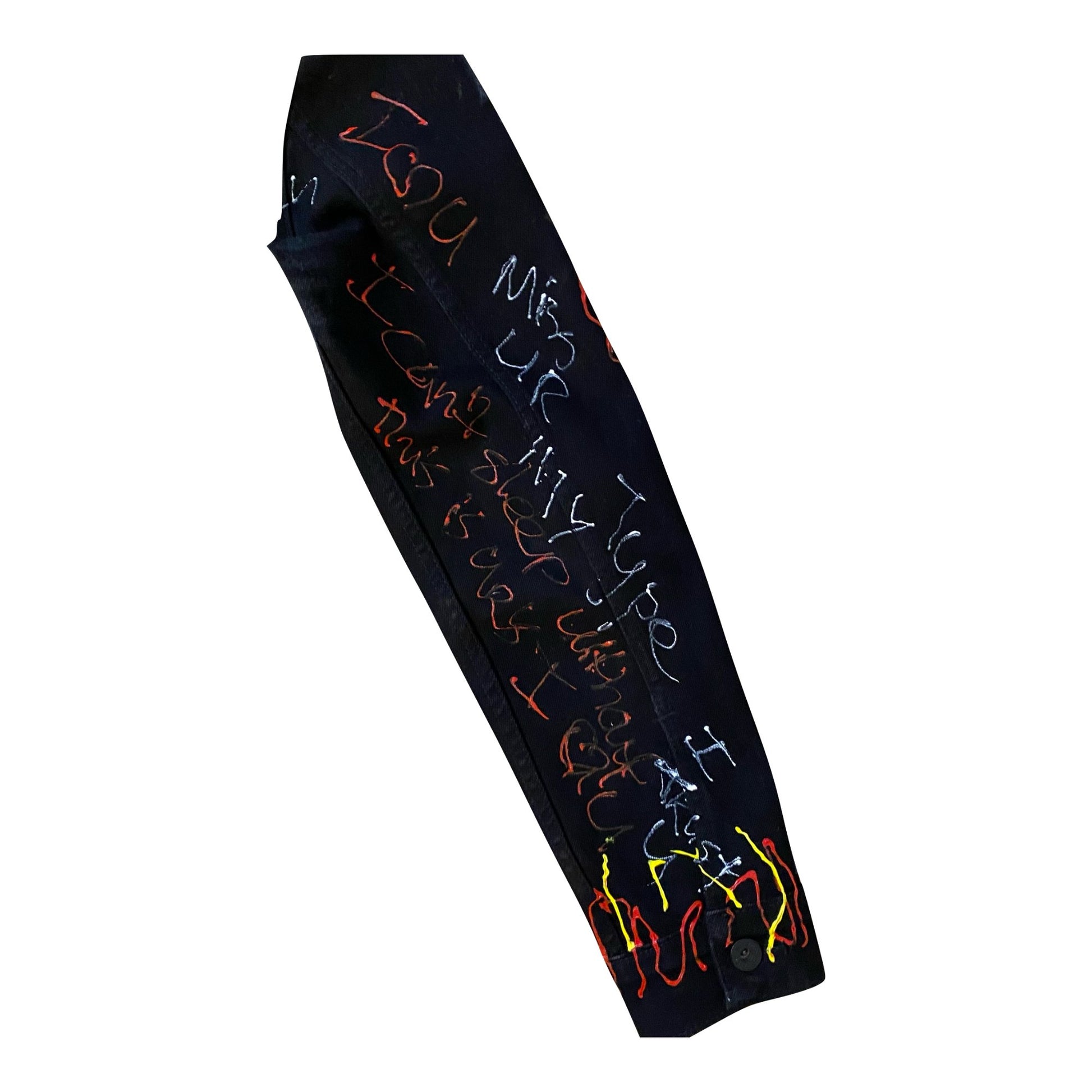 Custom Black Jean Jacket - BombFace Brand