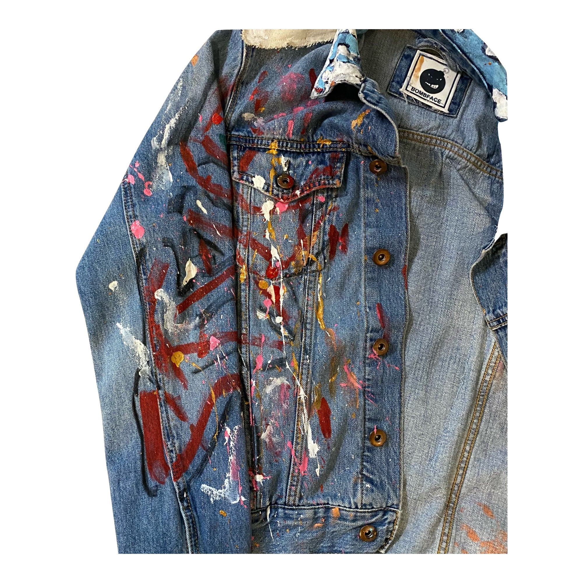 Custom Jean Jacket - BombFace Brand