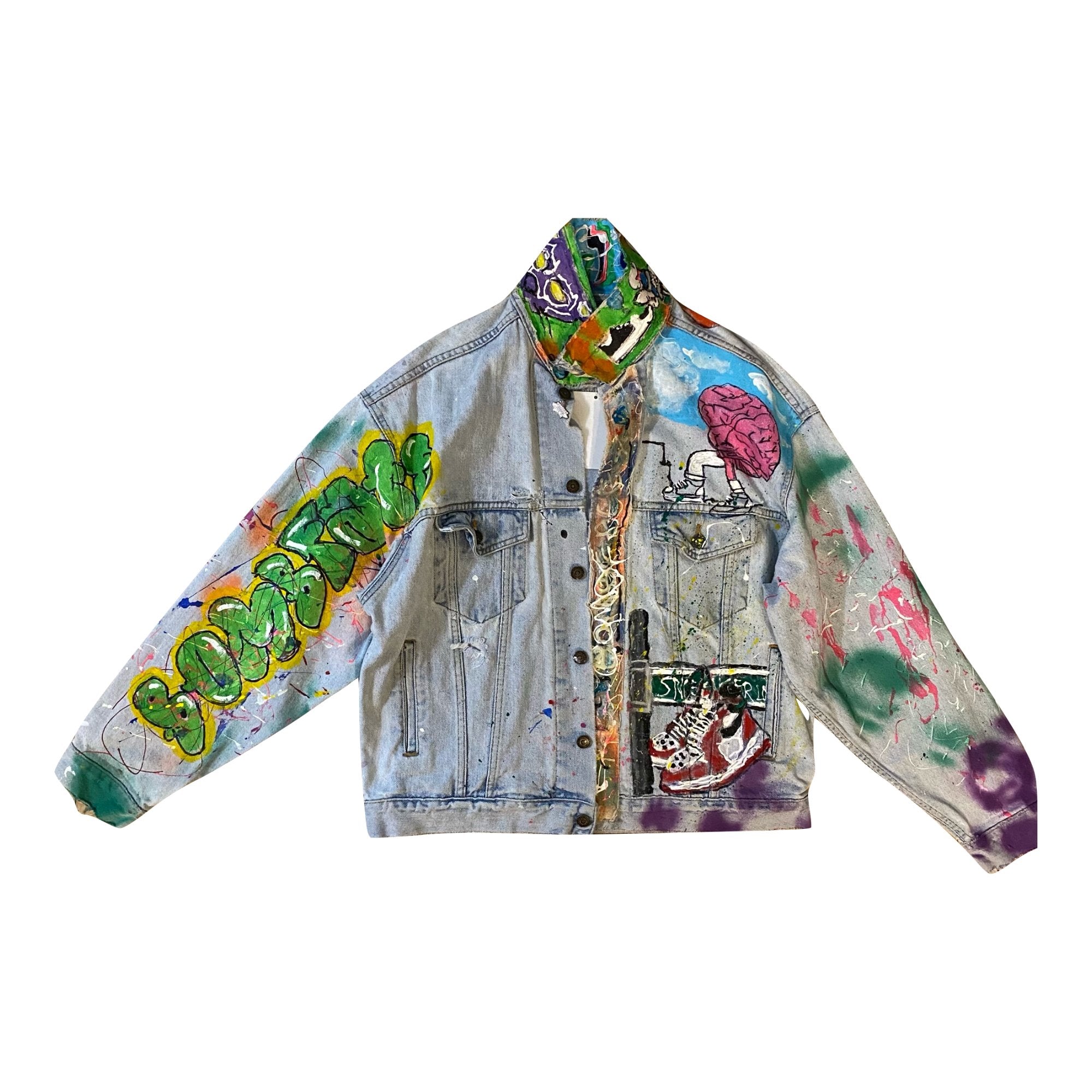 Custom Jean Jacket - BombFace Brand