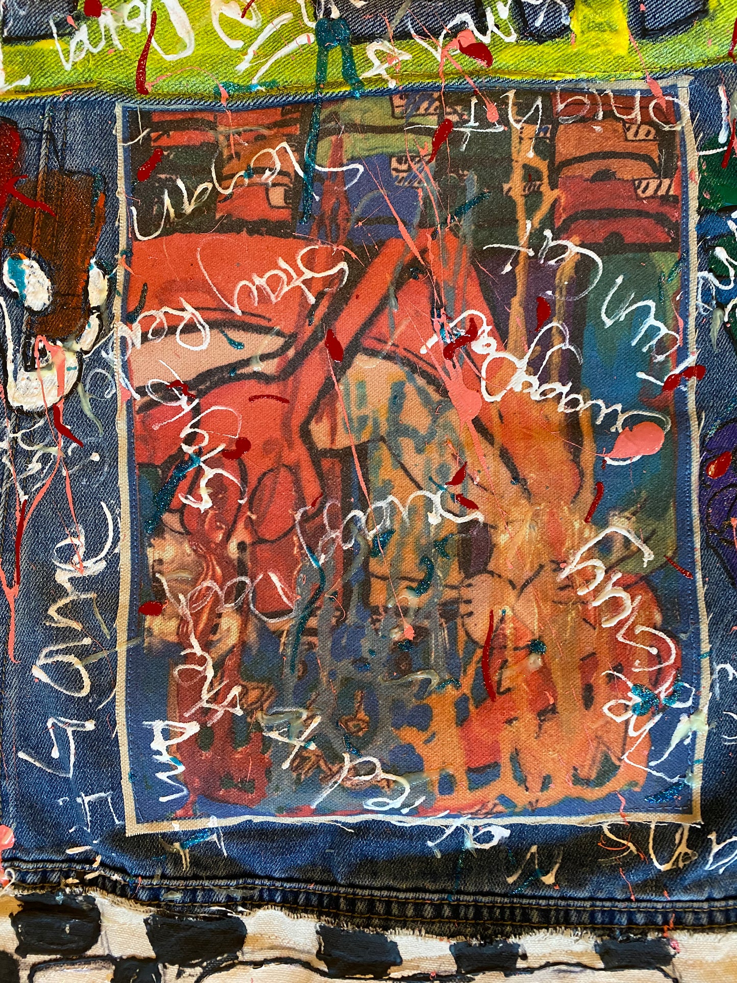 Custom Jean Vest - BombFace Brand