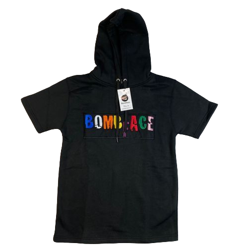 Nameplate Short sleeve hoodie