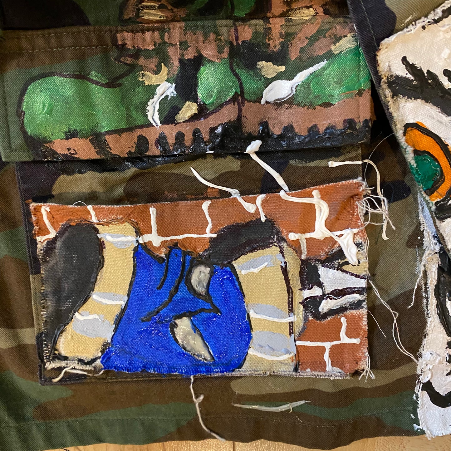 Custom Vintage Camo Jacket