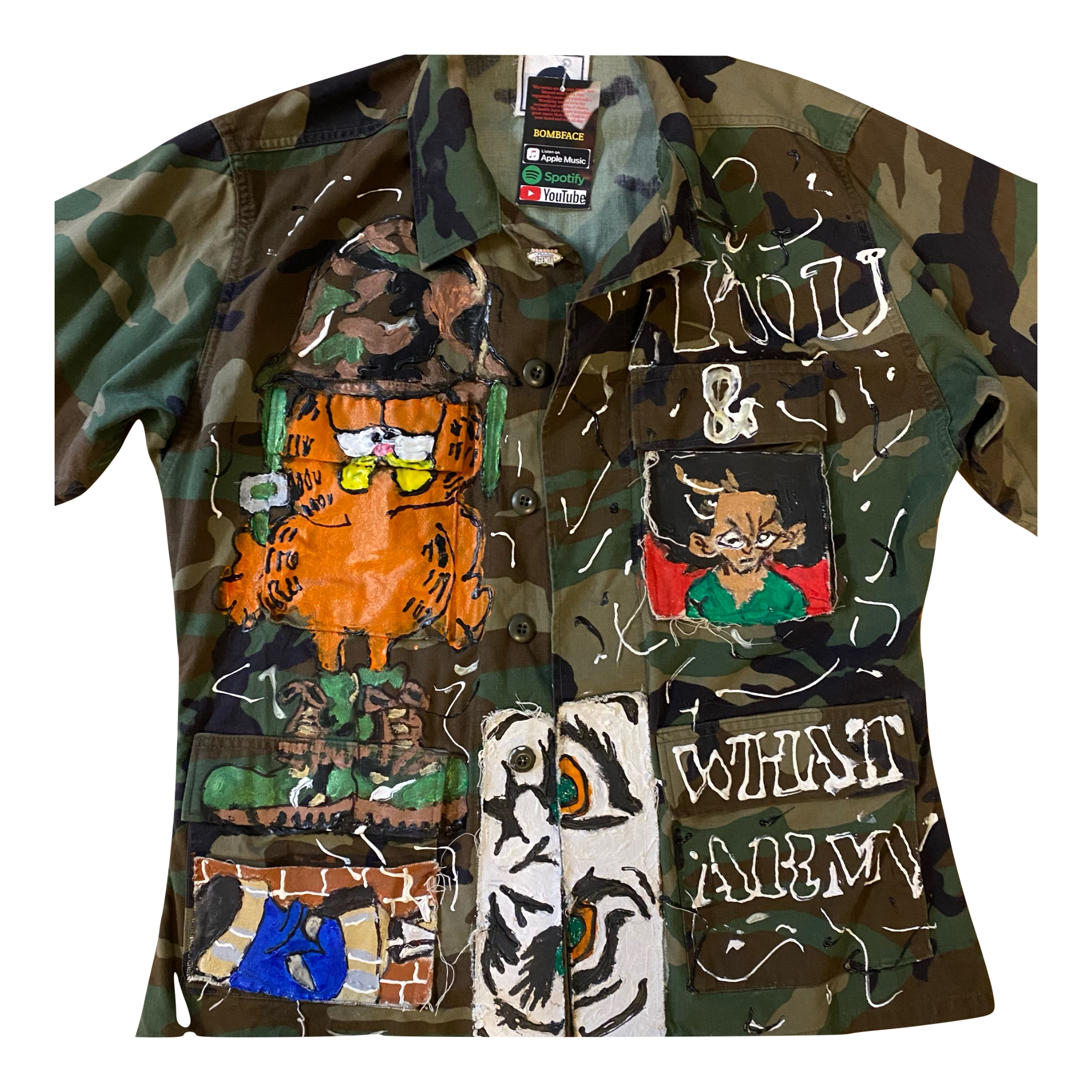 Custom army 2025 fatigue jacket