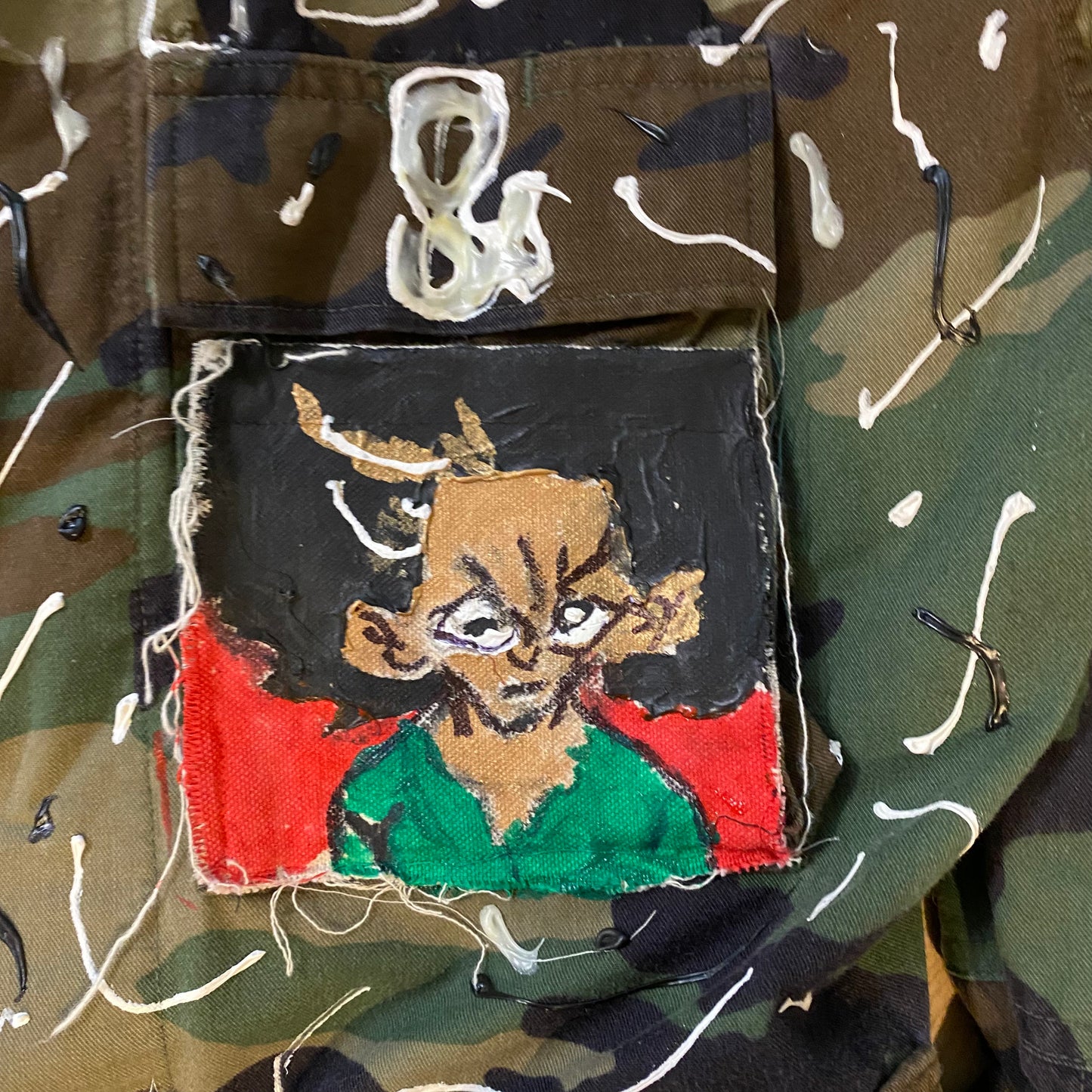 Custom Vintage Camo Jacket