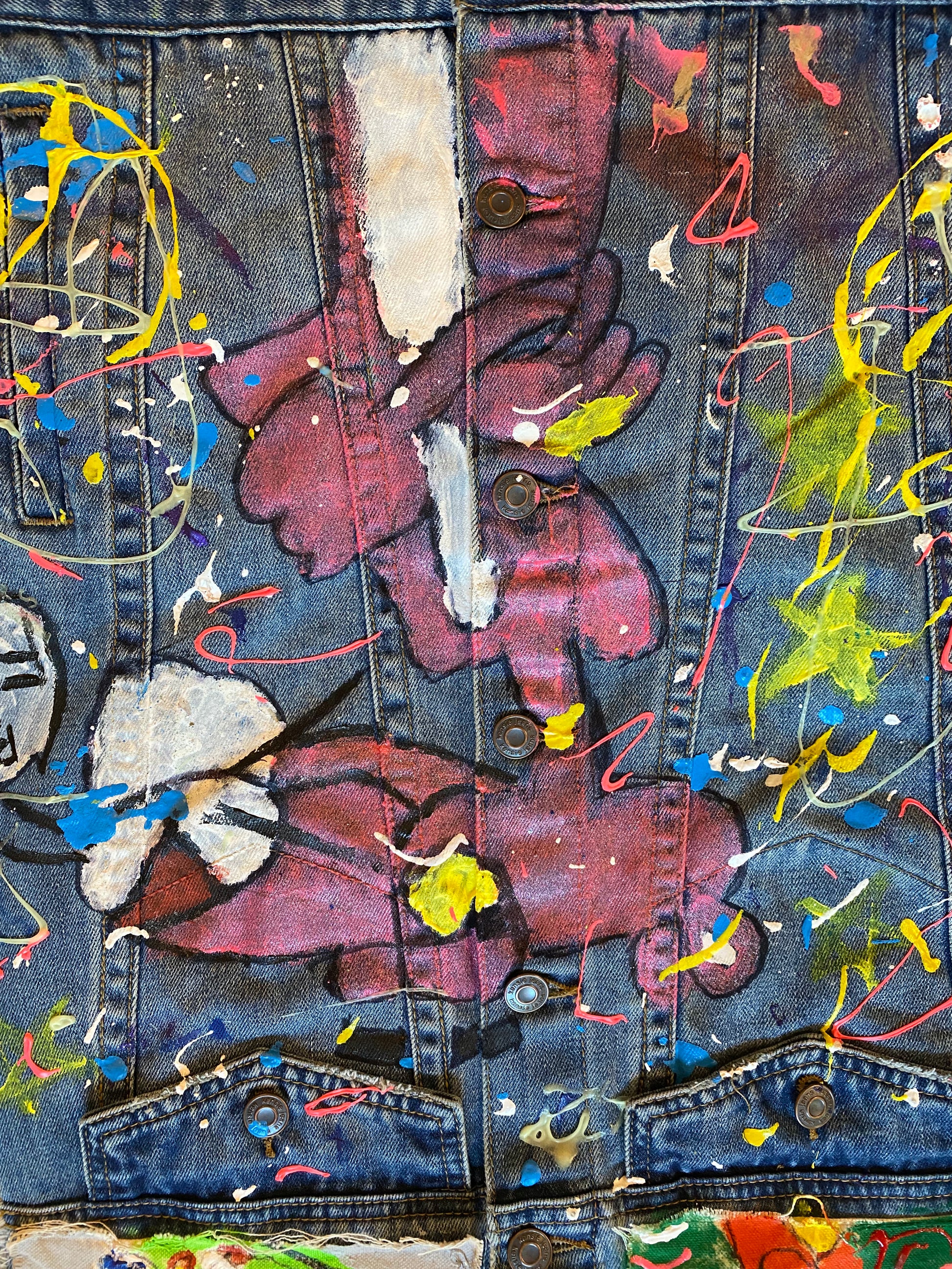 Custom Jean Vest - BombFace Brand