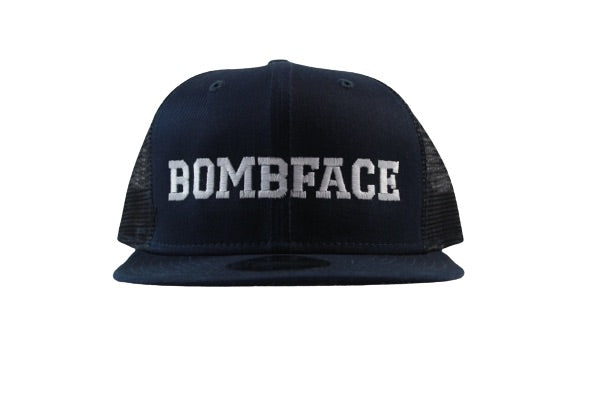 BombFace Nameplate New Era Trucker Hat