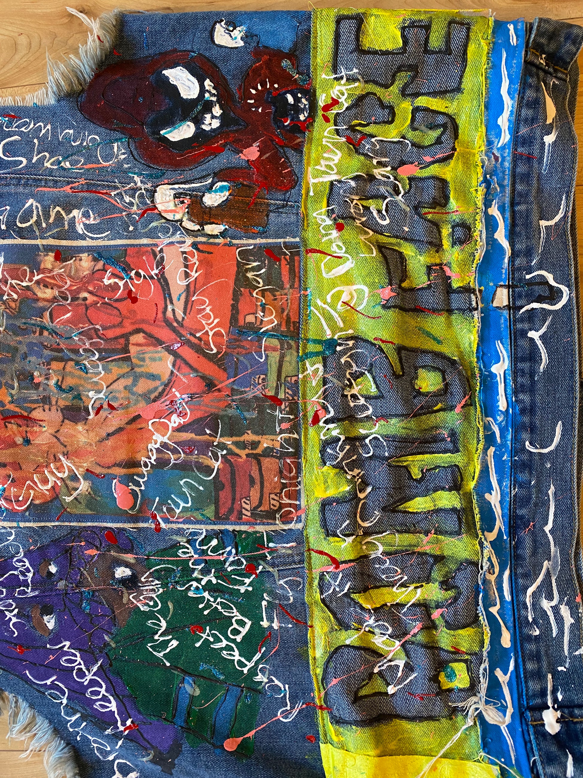 Custom Jean Vest - BombFace Brand