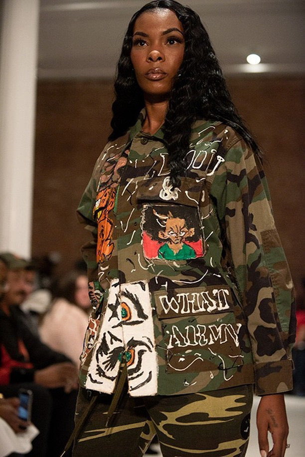 Custom Vintage Camo Jacket