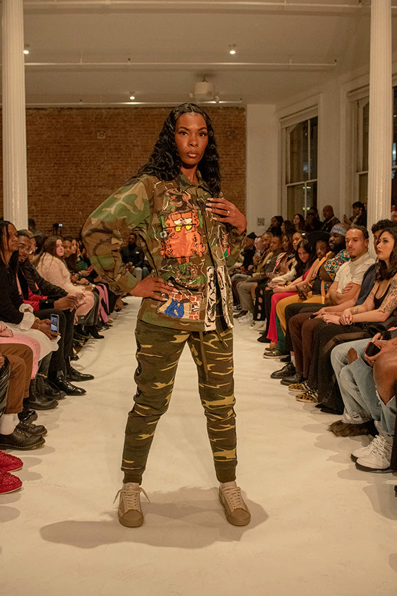 Custom Vintage Camo Jacket