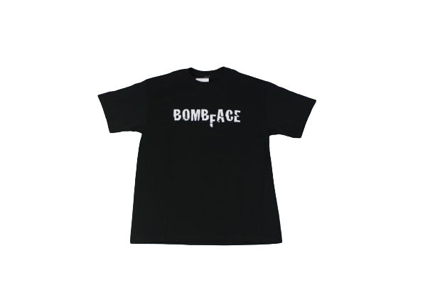 Camiseta de cuello redondo con placa de identificación de BombFace
