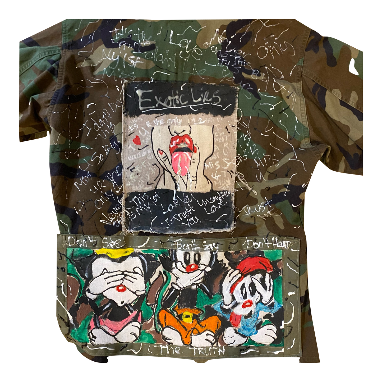 Custom Vintage Camo Jacket